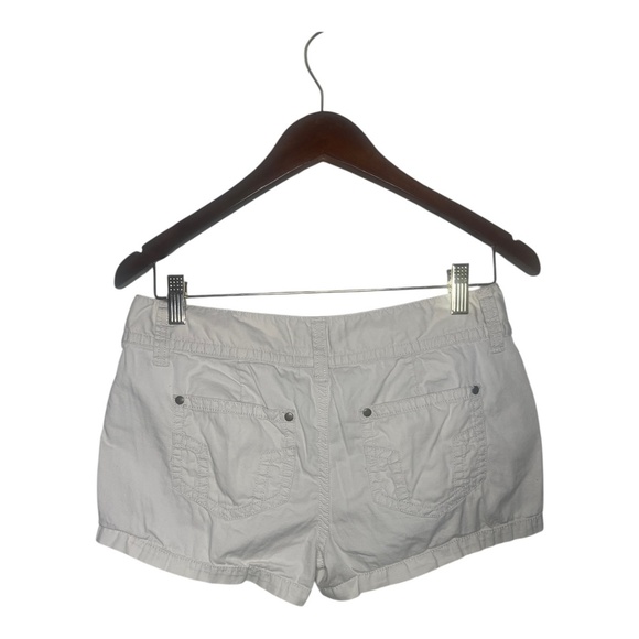Vintage Y2K Light Tan Low Rise Short Shorts 100% Cotton - Picture 3 of 3